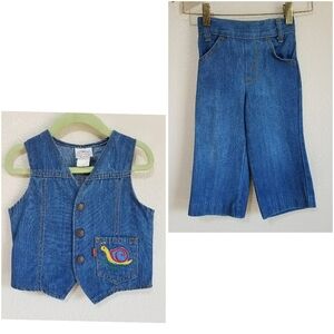 Levi Strauss & Co. Toddler Denim Vintage Vest/Pant Set